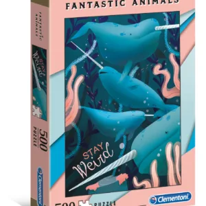 Puzzle 500 piese Clementoni Fantastic Animals