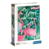 Puzzle 500 piese Clementoni Fantastic Animals Flamingos 35101