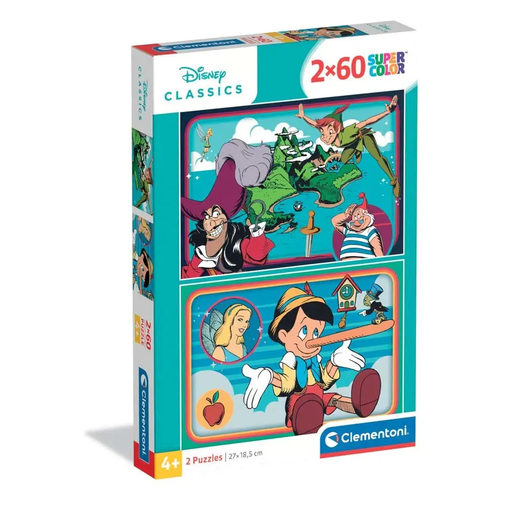 Puzzle Clementoni 2x60 piese Clasic Disney 24823