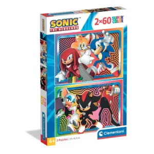 Puzzle Clementoni 2x60 piese Sonic 24821