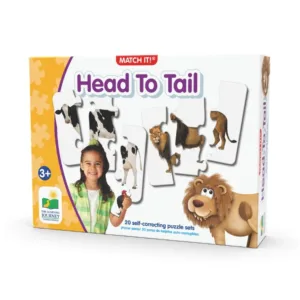 Puzzle Educativ The Learning Journey Potriveste corpul animalelor