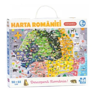 Puzzle Harta Romaniei 168 piese