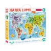 Puzzle Harta lumii 168 piese