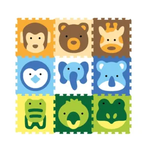 Puzzle Moale cu Animale 9 piese