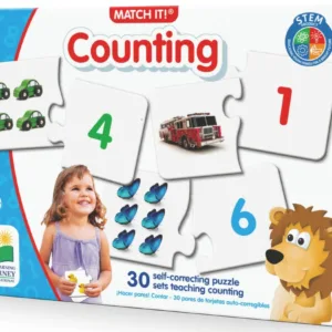 Puzzle The Learning Journey Potriveste cifrele numarand