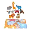 Puzzle cu animale din jungla Play Go Safari