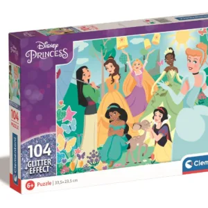 Puzzle cu sclipici Clementoni Disney Princess