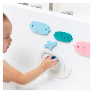 Puzzle de baie Balene si pestisori Quut Toys 11 piese