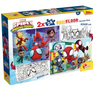 Puzzle de podea 2 in 1 Lisciani Marvel Spidey si prietenii lui uimitori