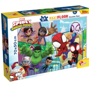 Puzzle de podea 2 in 1 Lisciani Marvel Spidey si prietenii lui uimitori