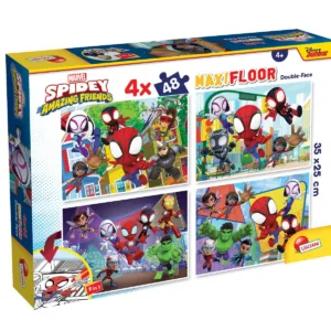 Puzzle de podea 2 in 1 Lisciani Marvel Spidey si prietenii lui uimitori