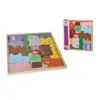 Puzzle din lemn animale jungla Eichhorn 15 piese