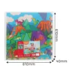 Puzzle din spuma moale Lumea Dinozaurilor 12 piese