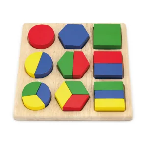 Puzzle educativ din lemn