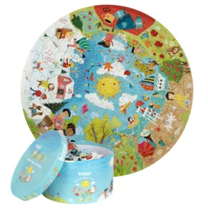 Puzzle rotund