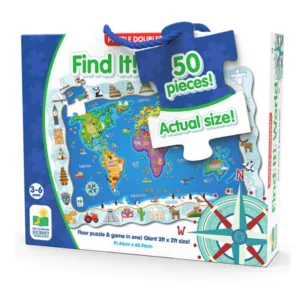Puzzle si joc The Learning Journey Harta Lumii