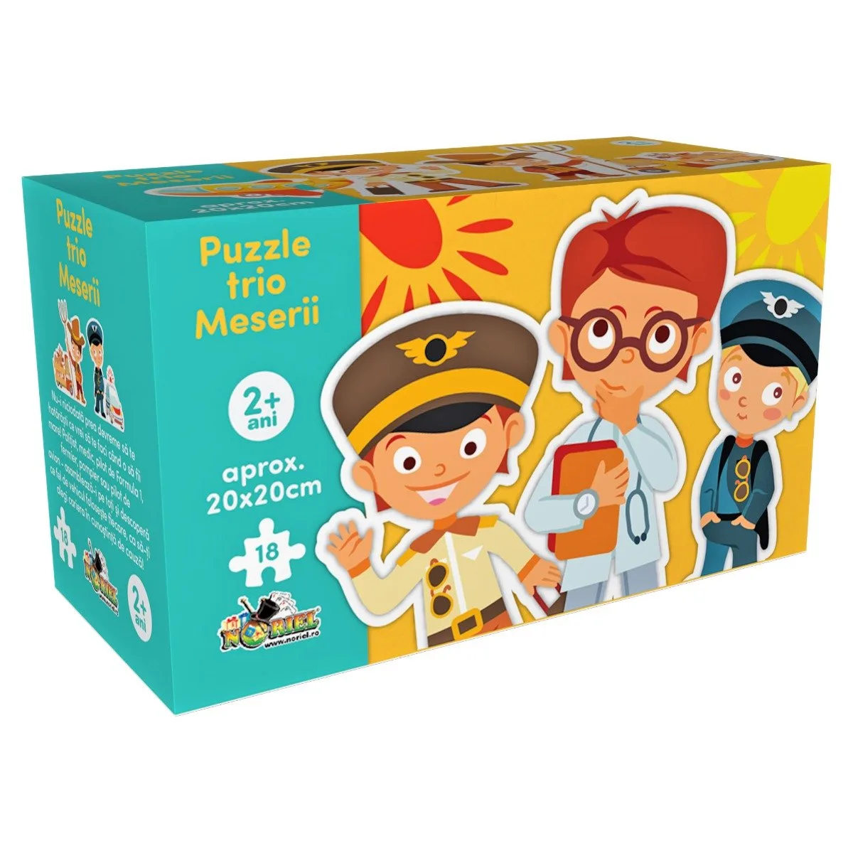 Puzzle trio Noriel - Meserii (3 piese)