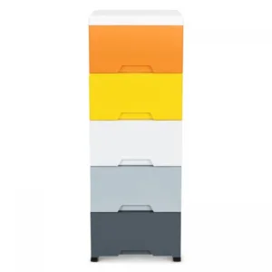 Raft cu 5 compartimente pentru depozitare ModernHome multicolor