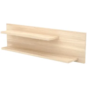 Raft dublu de perete Eva 100 cm natur