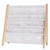 Raft organizator de carti pentru copii material reciclat Terrazzo grey 3 Sprouts