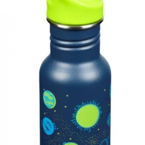 Recipient din otel inoxidabil 355 ml cu capac sport Klean Kanteen Kid Classic Narrow Planets
