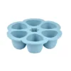 Recipient ermetic silicon multiportii 6x90 ml Beaba Windy Blue