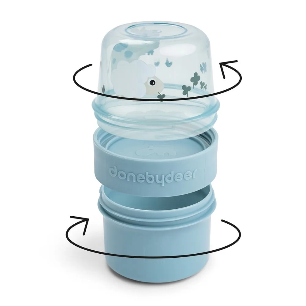 Recipient pentru gustari Done by Deer dublu blue