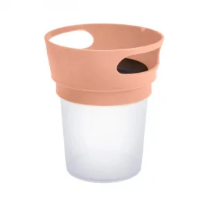 Recipient pentru gustari cu capac BabyJem Roz