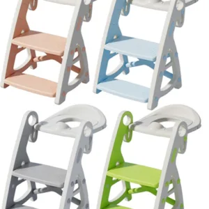 Reductor WC copii Little Mom StepUp Baby Blue