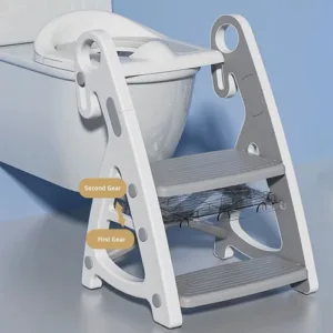 Reductor WC copii Little Mom StepUp Baby Pink