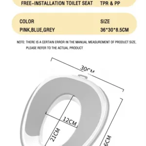 Reductor WC pentru copii Little Mom Grey
