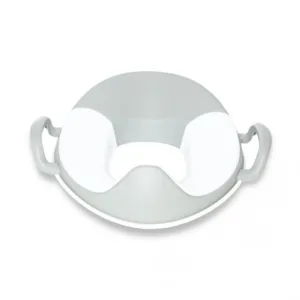 Reductor cu manere pentru toaleta My Trainer Seat Pearl Grey