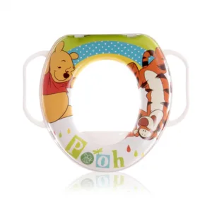 Reductor moale pentru toaleta cu manere Disney Winnie the Pooh White