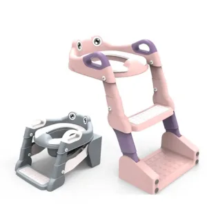 Reductor pentru copii Little Mom Pink multifunctional 2 in 1