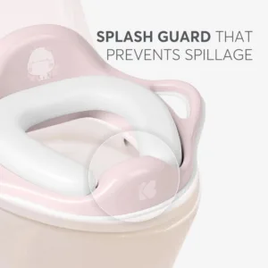 Reductor pentru toaleta copii KikkaBoo Soft Hippo Pink