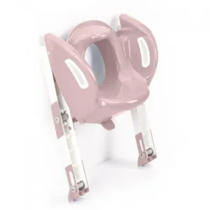 Reductor pentru toaleta cu scarita Kiddyloo Powder Pink