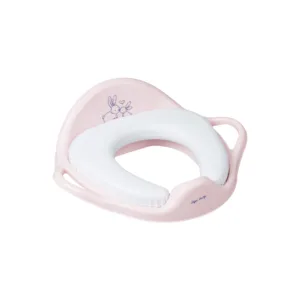 Reductor pentru toaleta moale Little Bunny roz
