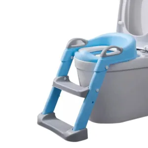 Reductor toaleta pentru copii Little Mom Grow Up Blue