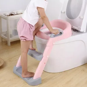 Reductor toaleta pentru copii Little Mom Grow Up Pink