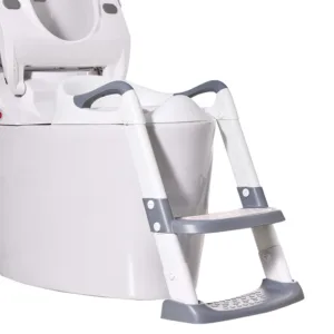 Reductor toaleta pentru copii Little Mom Safe Grey