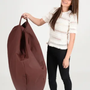 Relaxo violet  umplut cu perle polistire  marca Pufrelax