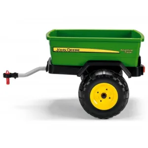 Remorca Peg Perego John Deere Adventure 3 ani+ negru  verde  galben