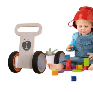 Ride-On copii din lemn Mamatoyz 3 in 1 Ursulet DriveMe Soft masinuta ride-on
