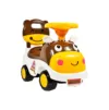 Ride-On copii fara pedale MalPlay Hipcio Walker Brown cu spatar inalt