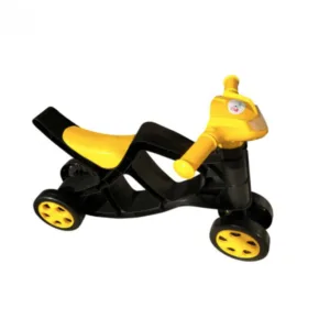 Ride-On fara pedale Doloni negru cu galben
