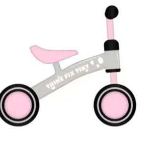 Ride-On pentru copii Ikonka Fix Tiny Roz