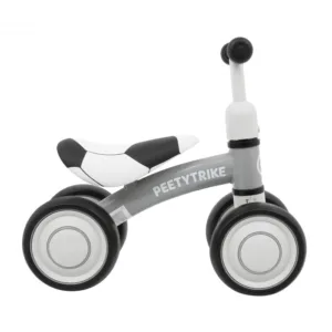 Ride-On pentru copii fara pedale cu 4 roti din plastic SporTrike alb