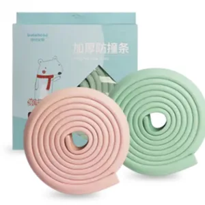 Rola protectie groasa Little Mom Safe Edge Green 4m pentru muchii si margini