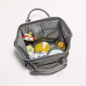 Rucsac accesorii bebelusi Tina multiple compartimente Grey