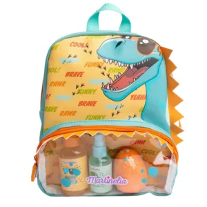 Rucsac cu produse de baie Martinelia Adventure Dino